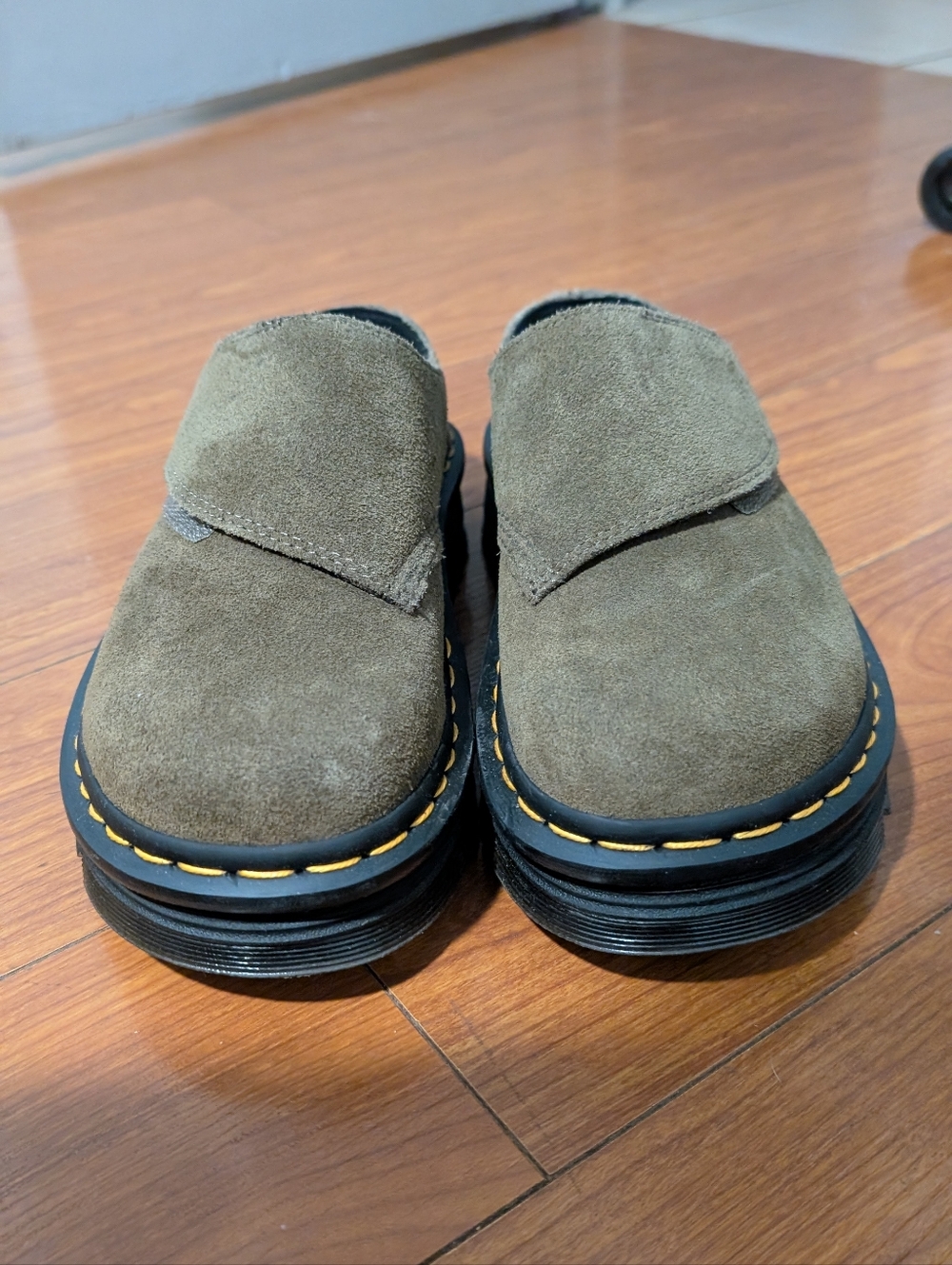 Dr Martens  Zebzag Olive Suedeules Size 6 - Picture 4 of 8